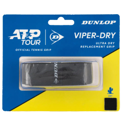 Tenis omotávky DUNLOP ATP VIPER-DRY Grip 1,8 mm černá