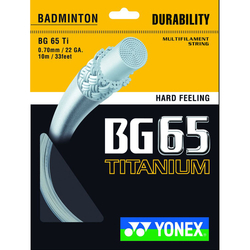 Badmintonový výplet YONEX BG 65 Ti - 10 m