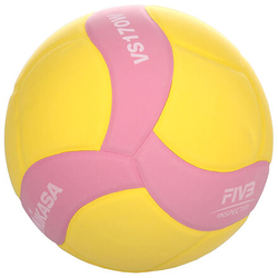 VS170W volejbalový míč růžová-žlutá