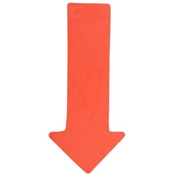 Arrow značka na podlahu oranžová