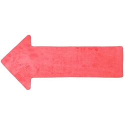 Arrow značka na podlahu červená