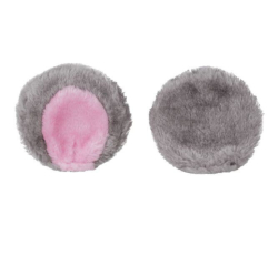 Funny Kit dekorace na přilbu růžová-šedá