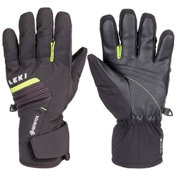 Spox GTX lyžařské rukavice černá-limetková