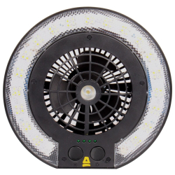 Monserrat kempingová lampa s větrákem
