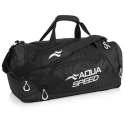 Duffle Bag L sportovní taška černá-bílá