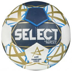 HB Replica EHF Champions League míč na házenou modrá-bílá