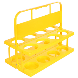 Holder 8 plastový nosič lahví žlutá
