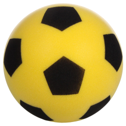 Silent Soccer 18 pěnový míč žlutá