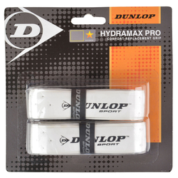 Squash omotávky DUNLOP Hydramax Pro PU grip - bílý