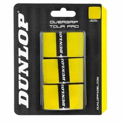 Padel omotávky DUNLOP PRO TOUR OverGrip žlutý