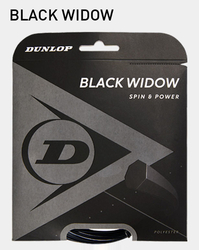 Tenis struny DUNLOP BLACK WIDOW 16G 1,26 mm (délka 200 m)