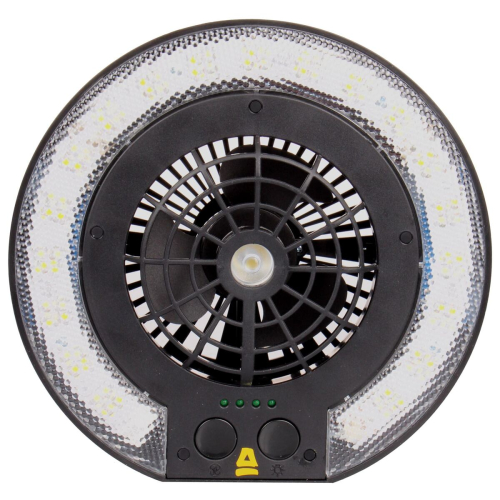 Monserrat kempingová lampa s větrákem