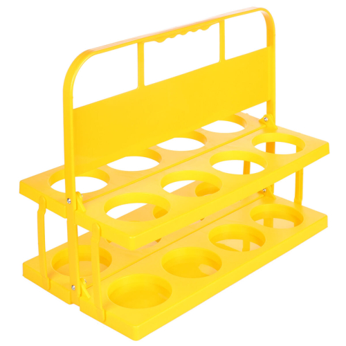 Holder 8 plastový nosič lahví žlutá