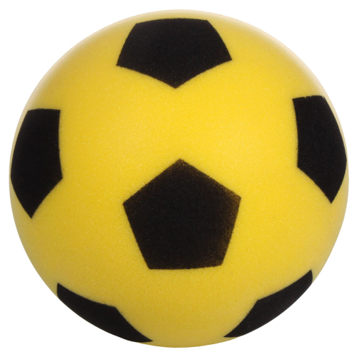 Silent Soccer 18 pěnový míč žlutá