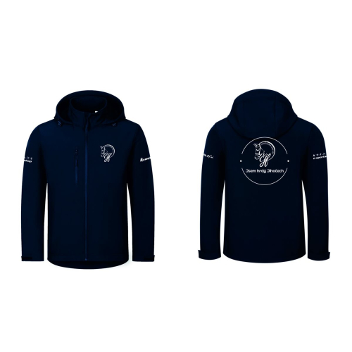 ČJF Trail pánská softshellová bunda navy